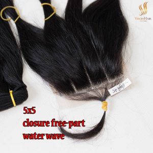 5x5 closure wholesale price three-part straight hair