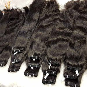 Human hair extension - Vietnamese raw hair double drawn single weft