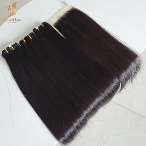 bone straight vietnam hair - raw cuticle aligned hair - frontals and closures human hair