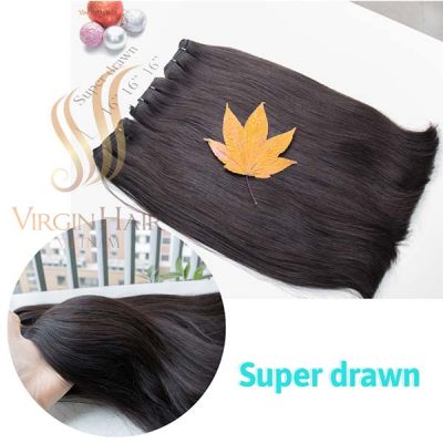 Super drawn hair 16 inches from Virgin Hair Vietnam