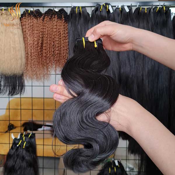 BODY WAVE Bundles With Closure - hair extensions - Vietnam human hair