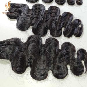 super double drawn Vietnamese hair - body wave bundles - weft hair extensions human hair