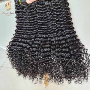 raw Cambodian curly virgin hair - curly human hair - wholesale human hair extension