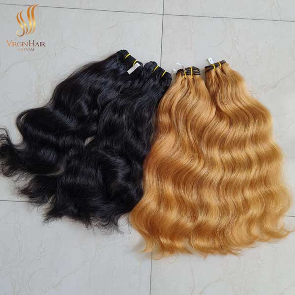 blonde hair bundles - human hair extensions - vietnam human hair