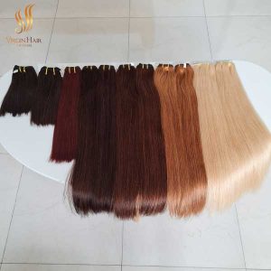 double weft hair extensions - Vietnamese hair - 613 virgin hair bundles