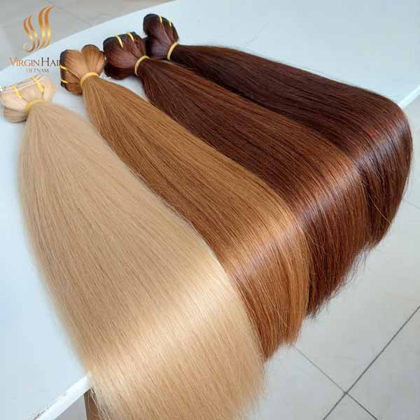 double weft hair extensions - Vietnamese hair - 613 virgin hair bundles