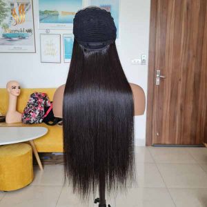 bone straight human hair wig - human hair lace front wig - vietnamese raw hair