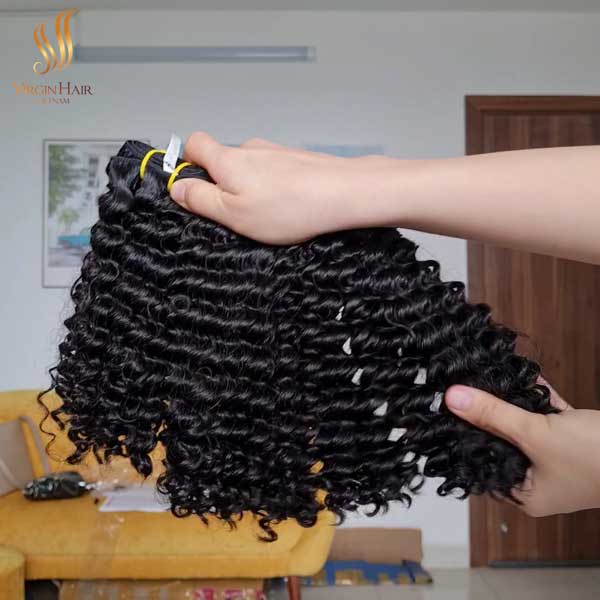 curly human hair - raw vietnam hair - human hair extensions