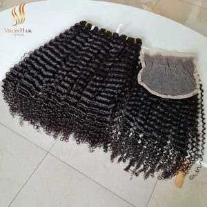 curly human hair - super double drawn - virgin human hair