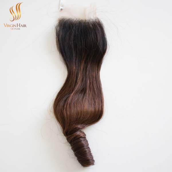 double drawn bouncy curly hair - ombre hair extensions - virgin human hair