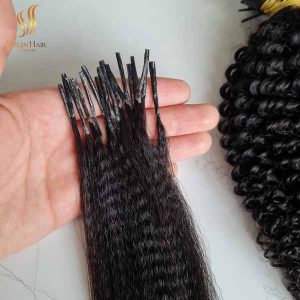 cheap price itip hair - kinky curly hair - kinky straight hair