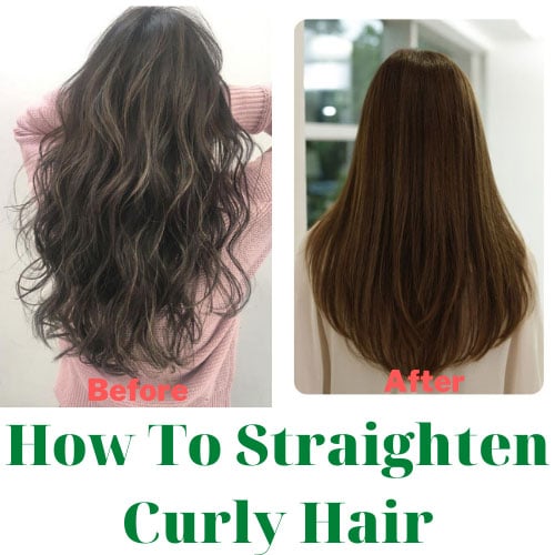 How To Straighten Curly Hair Quickly Without Going To The Salon In 6 Simple  Ways -