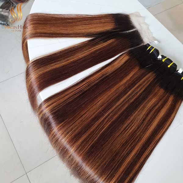 piano color hair - vietnamese hair - human hair extensions