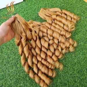 100% Raw Hair Vietnamese_ Human Hair Extension_Bouncy Natural Color_Price Factory.