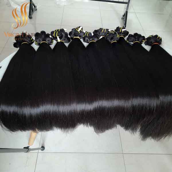 Super Double Drawn Straight Hair_100% Human Hair Extension_Full Cuticle Aligned_very Soft and Smooth.