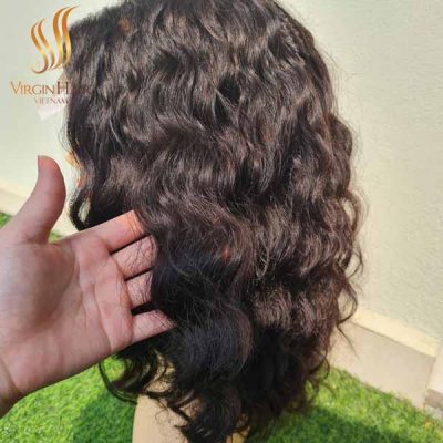 Ocean Wave_ 100% Human Hair Wig with 3 bundle and 1 Closure.