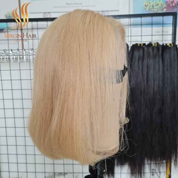 Bone Straight Hair_Vietnamese Raw Hair_100% Human Hair Wig With 5x5 Closure .
