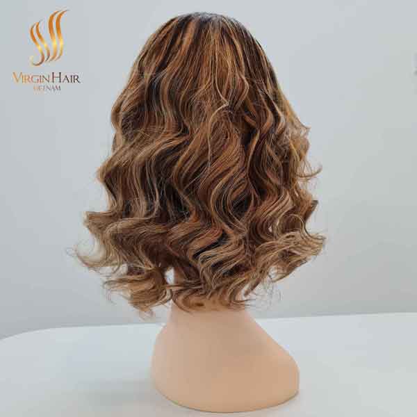 Piano Color Best Selling ] 100% Human Hair Wig Full Cuticle Aligned Hair.
