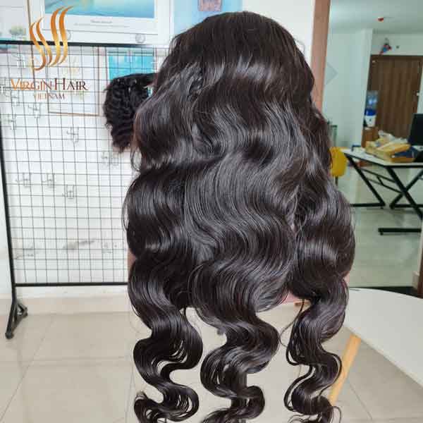 100% Human Hair Wig_cuticle aligned virgin hair_Body Wave Wig