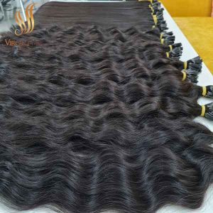 100% Vietnamese Raw Hair_ Flat Tip_ Super Drawn Natural Wavy and Bone Straight Hair