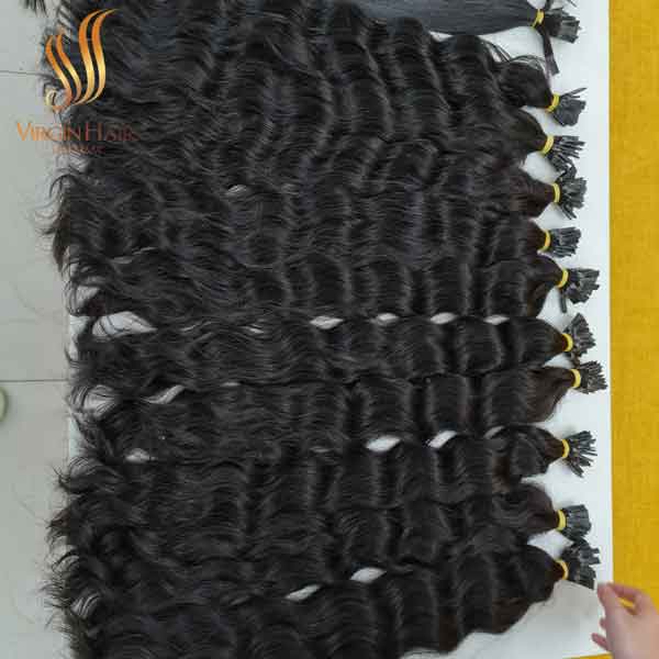 100% Vietnamese Raw Hair_ Flat Tip_ Super Drawn Natural Wavy and Bone Straight Hair