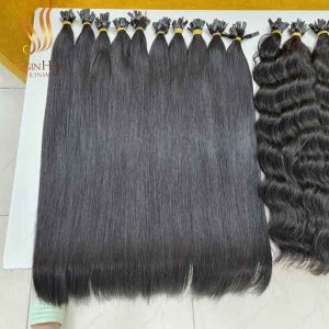 100% Vietnamese Raw Hair_ Flat Tip_ Super Drawn Natural Wavy and Bone Straight Hair