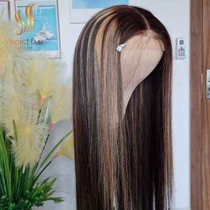 Super Double Drawn Bone Straight With Piano Color_Human Hair Wig_Full Cuticle Aglined_Price Factory