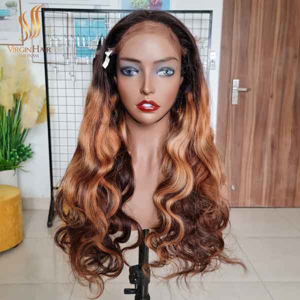 Best Quality_Virgin Hair Vietnam_Body Wave Wig_Lace Closure With 180% Density.