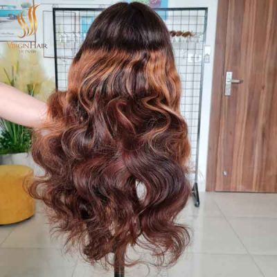 Best Quality_Virgin Hair Vietnam_Body Wave Wig_Lace Closure With 180% Density.