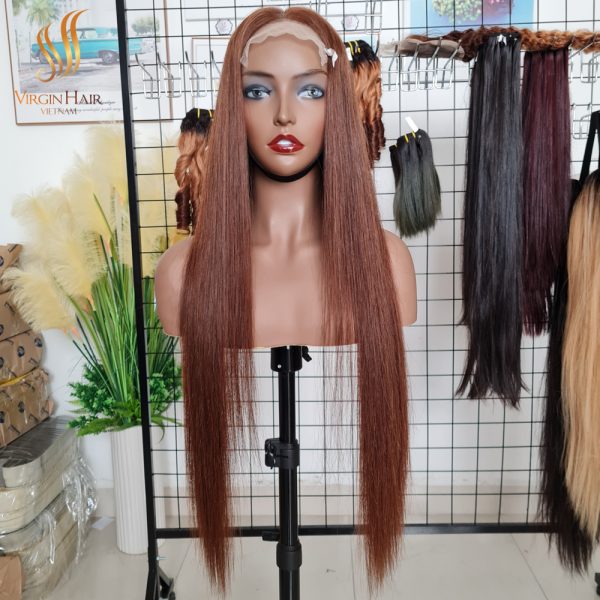 Super Double Drawn Bone Straight Wig_100% Human Hair Extension With 3 bundle 26 inch