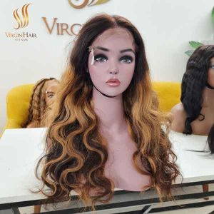 Best Quality_Virgin Hair Vietnam_Body Wave Wig_Lace Closure With 180% Density.