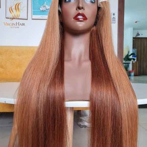 Super double drawn Bone silky straight Hot Color and mixed color Vietnamese human hair