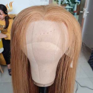180% Densty Virgin Cuticle Aligned 100% Human Hair for 13*3 HD Transparent Lace Frontal Wigs