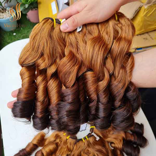 Bouncy Hair From Virgin Hair Vietnam 100% Vietnamese Human Hair