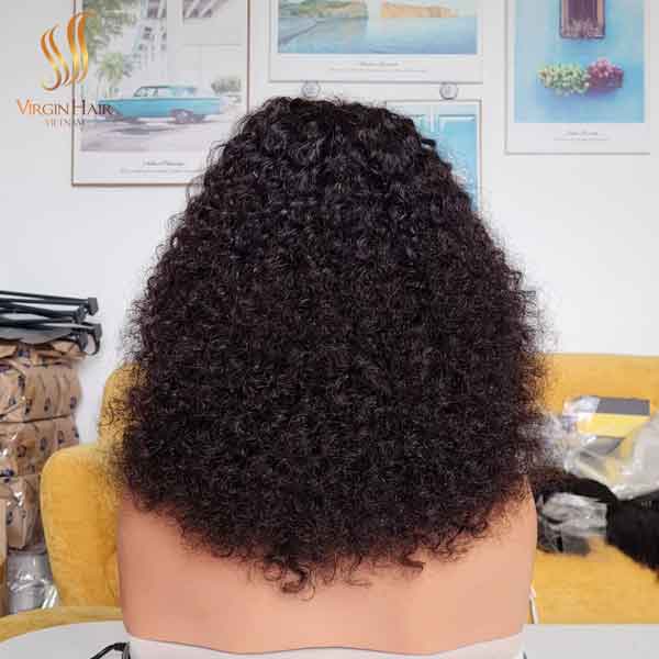 wholesale Deep Wave Wig make from 2 bundle 14 inch and 1 closure 5x5 14 inch_Cheap Price