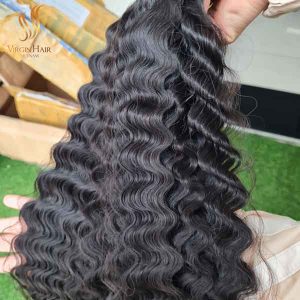 burmese raw curly hair_good Price