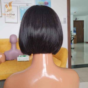 Short Bob Wig Straight Hair From Virgin hair Vietnam Price Factory