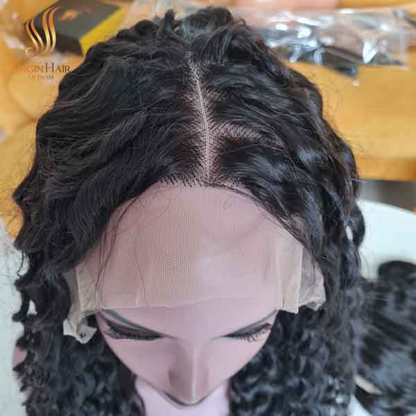 Lace Frontal Wig 13x4 With 180% Destiny Middle Part Small Knot Water Wave