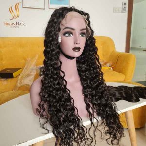 100% Human Hair Wig Water Wave With Length 26,28,30 inch Super Drawn Very Thick