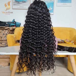 100% Human Hair Wig Water Wave With Length 26,28,30 inch Super Drawn Very Thick