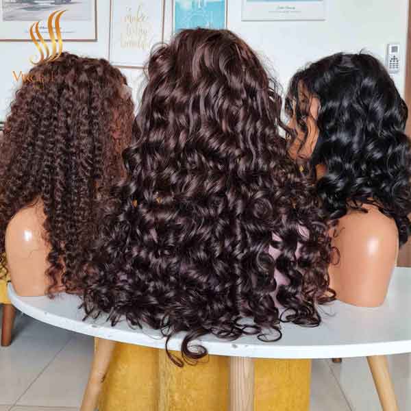 Bouncy Hair curls are very shiny and bright and thick with no tangles, no chemicals and no shedding
