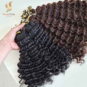 Super Drawn Deep Wave I tip Human Hair Extension Price Good