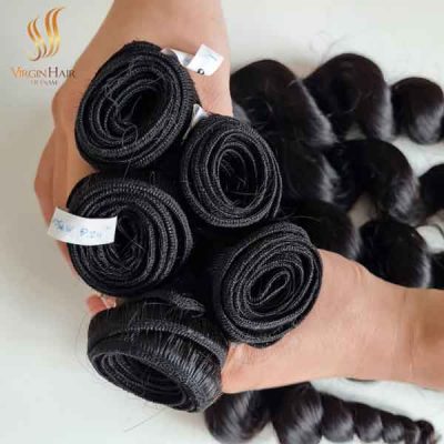 Double Drawn Loose Wave 24 inch 100% Human Hair Extension Best Price