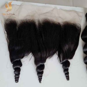 13x4 Lace Frontal Loose Wave 180%-200%-250% Very Full and Small Knot Very Natural