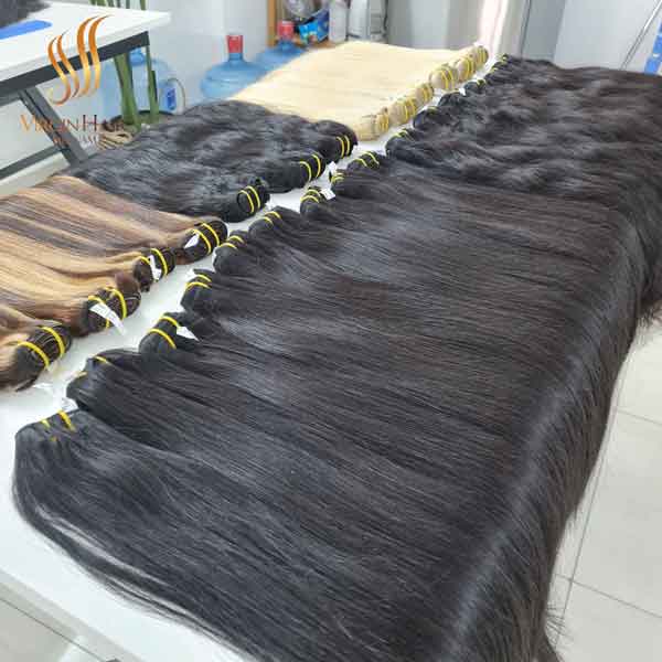 Super Double Drawn Straight Hair_100% Human Hair Extension_Unprocessed Hair