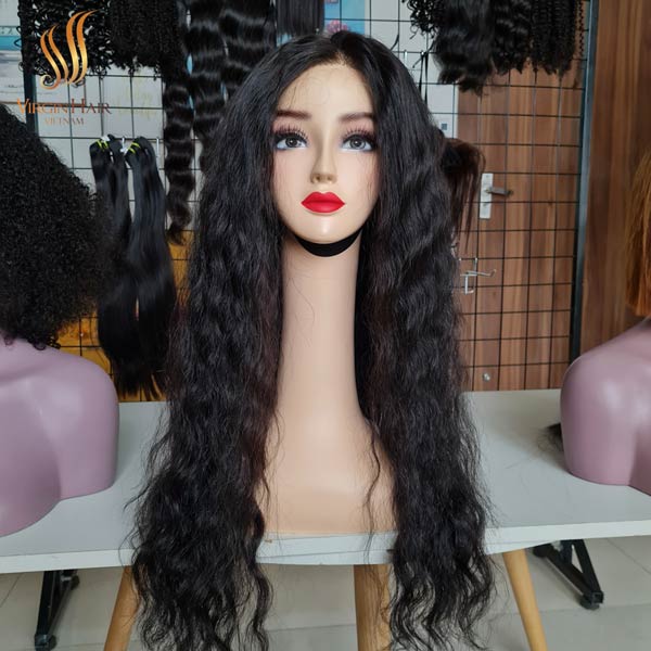 Natural Wave Wig 100% Human Hair Extension _180%-200% Destiny Very Full