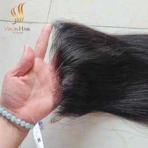 100% Vietnamese Raw Hair With Lace Closure HD lace Virgin Human Hair Very THin