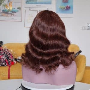180% Densty Virgin Cuticle Aligned 100% Human Hair Wigs_Bouncy Ombre Color