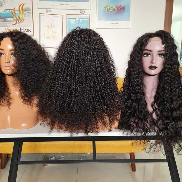 Wholesale Wig Best Quality Pixie Curly Wig 100% Human Hair Extension With 2 bundle 26 inches