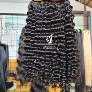 Deep Wave_100% Human Hair Extension_Price Factory